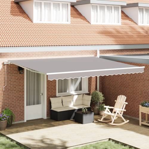 Automatska uvlakača tenda svjetlosiva 450x350 cm Cijena