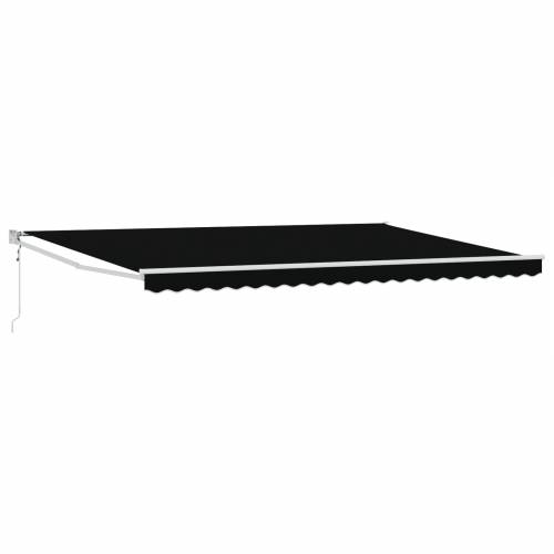 automatska uvlačiva tenda crna 500x300 cm Cijena