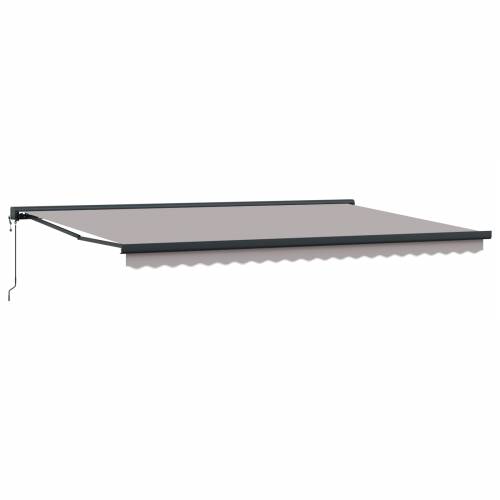 Automatska uvlačiva tenda svjetlosiva 500x300 cm Cijena