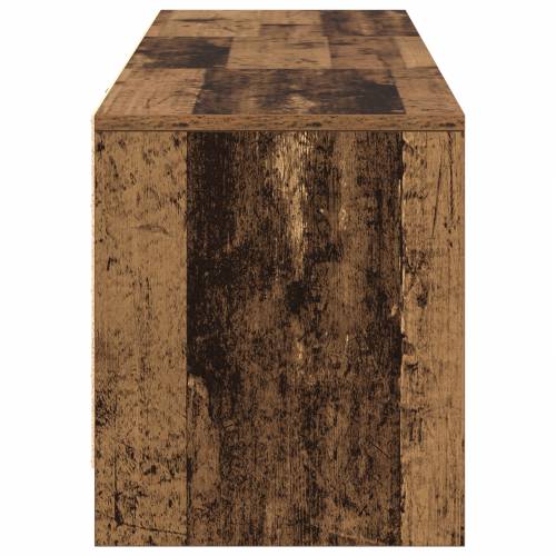 TV kabinet s LED osvjetljenjem staro drvo 140x34x40 cm od drvenog materijala. Cijena