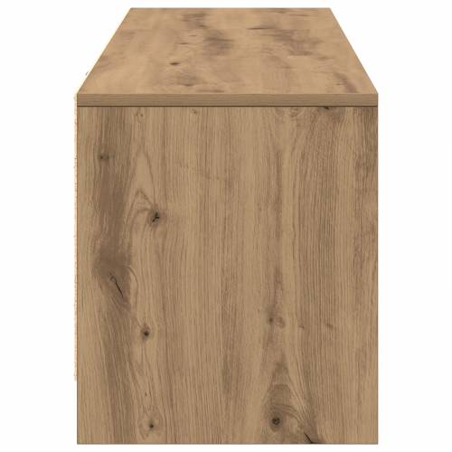 TV ormarić s LED-om Hrast 140x34x40 cm Konstruirano drvo Cijena