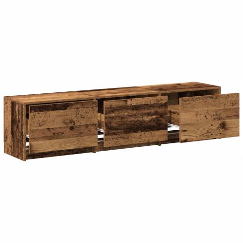 TV Kabinet s LED Starim Drvom 162.5x34x40 cm inženjersko drvo Cijena