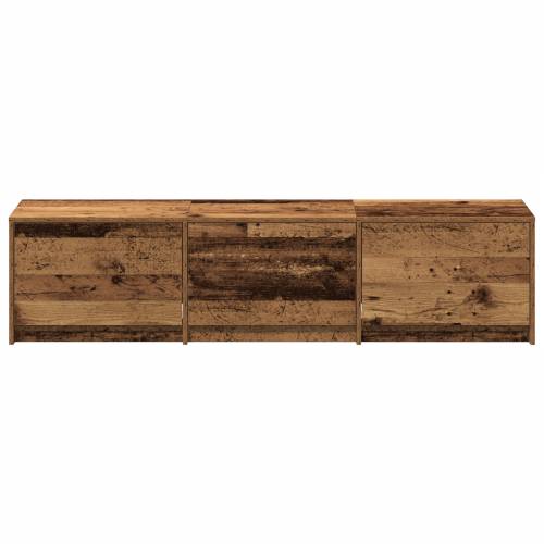 TV Kabinet s LED Starim Drvom 162.5x34x40 cm inženjersko drvo Cijena