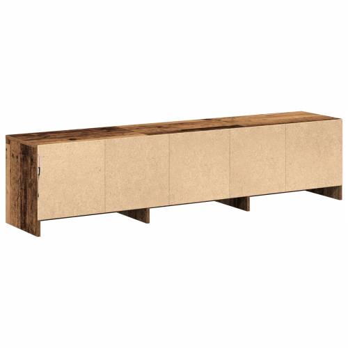 TV Kabinet s LED Starim Drvom 162.5x34x40 cm inženjersko drvo Cijena