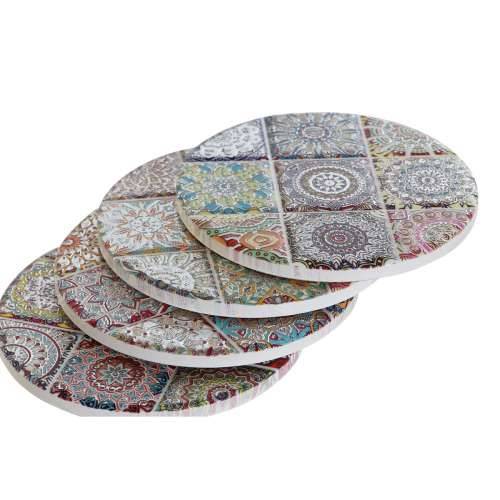 Podmetači za čaše Home ESPRIT Pluto Dolomite Mandala Indijac S olakšanjem Cijena