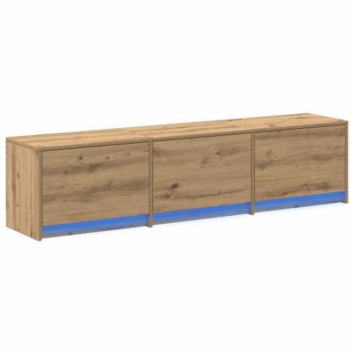 TV Ormar s LED funkcijom od Hrasta 165x34x40 cm Konstruirano Drvo Cijena