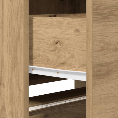 TV Ormar s LED funkcijom od Hrasta 165x34x40 cm Konstruirano Drvo Cijena