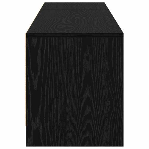 TV ormar s LED crni hrast 162.5x34x40 cm konstruirano drvo Cijena