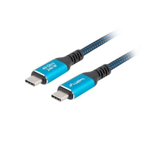 USB-C kabel Lanberg CA-CMCM-45CU-0015-BK Plava Crna 1,5 m Cijena