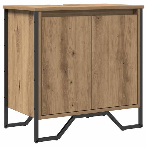 Kupaonski ormarić za Lavabo - Umivaonik Umjetnički hrast 60x35x50 cm Konstruirano drvo Cijena