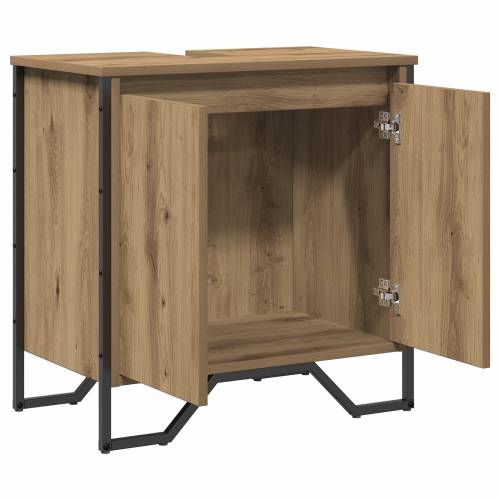 Kupaonski ormarić za Lavabo - Umivaonik Umjetnički hrast 60x35x50 cm Konstruirano drvo Cijena