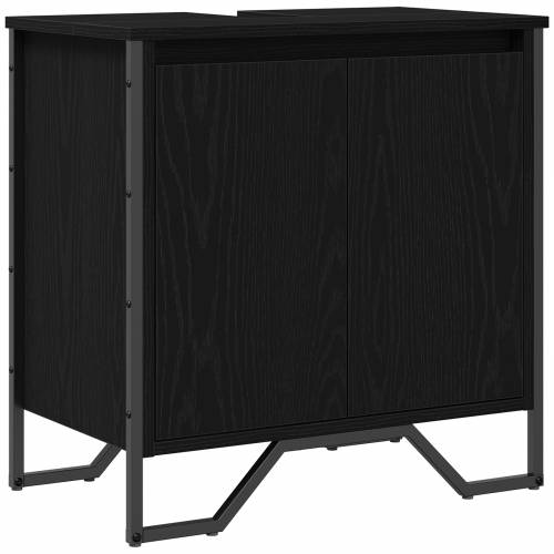 Ormar za Lavabo - Umivaonik u kupaonici Crni hrast 60x35x60 cm kompozitno drvo Cijena