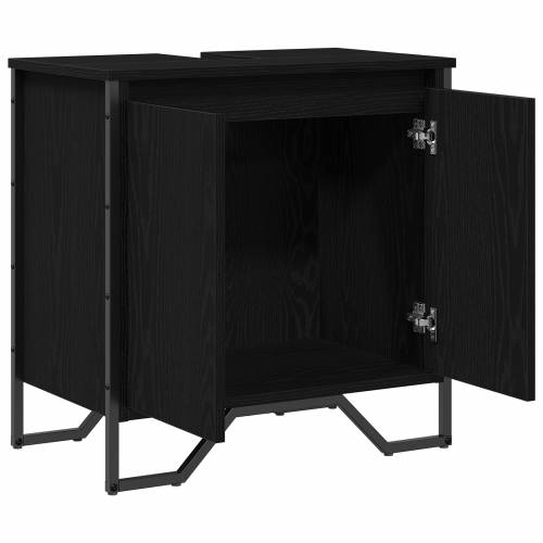 Ormar za Lavabo - Umivaonik u kupaonici Crni hrast 60x35x60 cm kompozitno drvo Cijena