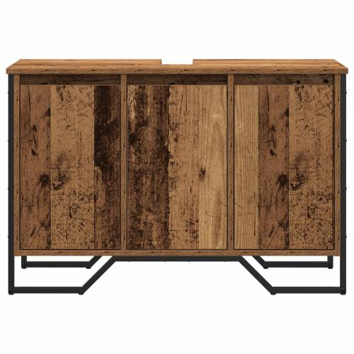 ormarić za Lavabo - Umivaonik Staro drvo 91x35x60 cm Konstrukcija od drveta Cijena
