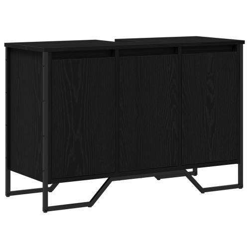 Kupaonski ormar za Lavabo - Umivaonik Crni hrast 91x35x60 cm Konstruirano drvo Cijena