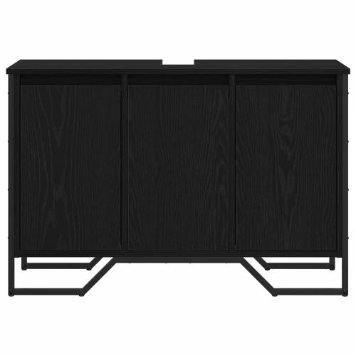 Kupaonski ormar za Lavabo - Umivaonik Crni hrast 91x35x60 cm Konstruirano drvo Cijena