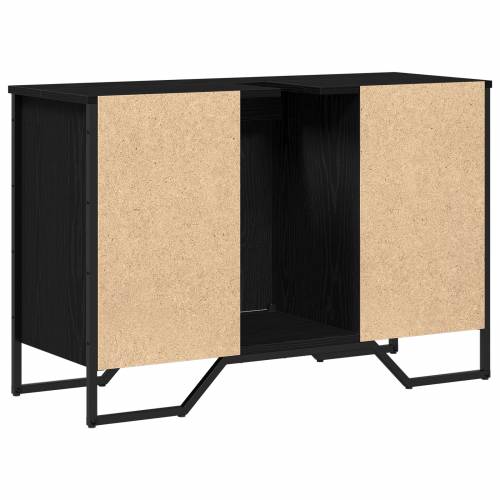 Kupaonski ormar za Lavabo - Umivaonik Crni hrast 91x35x60 cm Konstruirano drvo Cijena