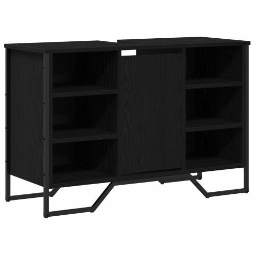 Ormar za sudoper u kupaonici Crni hrast 91x35x60 cm Konstruirano drvo Cijena