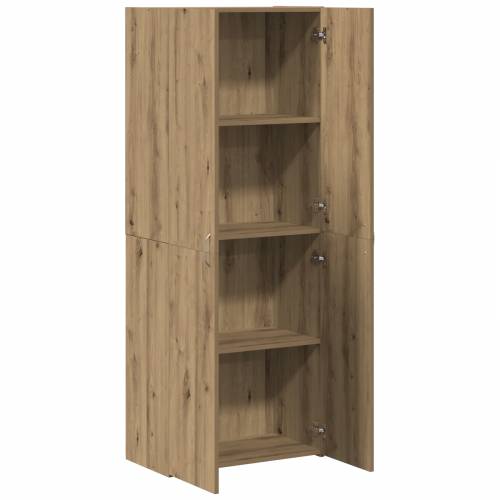Visoki ormar od ribljevog hrasta 60 x 32 x 153 cm, konstruirano drvo Cijena