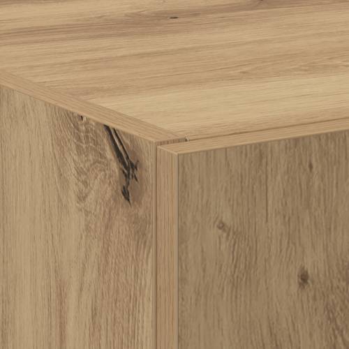 Visoki ormar od ribljevog hrasta 60 x 32 x 153 cm, konstruirano drvo Cijena