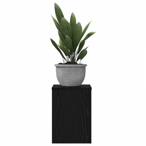 Stalci za biljke 2 kom Crni hrast 25x25x35 cm Obradni drvo Cijena
