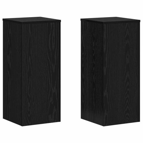 Stalci za biljke 2 kom Crni hrast 30x30x70 cm obrađeno drvo Cijena