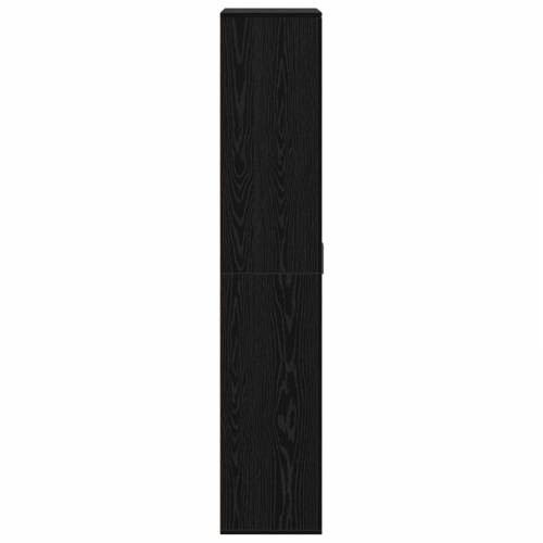 visoki ormarić crni hrast 80x35x180 cm konstruirano drvo Cijena