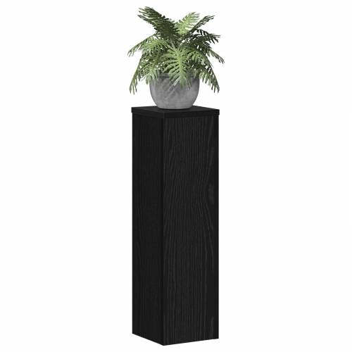 Stalak za biljke 2 kom Crni hrast 17x17x60 cm Konstruirano drvo Cijena