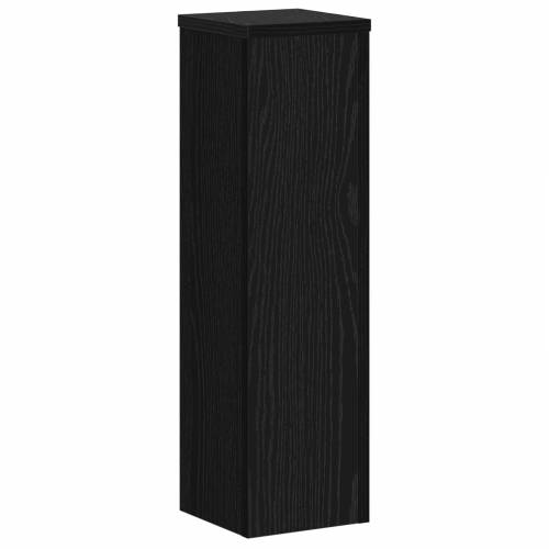 Stalak za biljke 2 kom Crni hrast 17x17x60 cm Konstruirano drvo Cijena