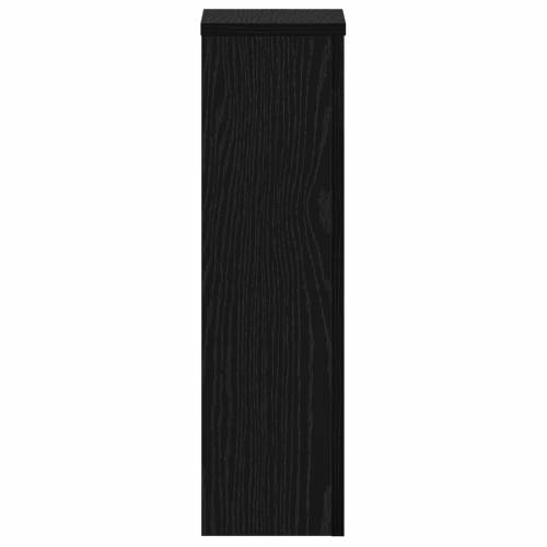 Stalak za biljke 2 kom Crni hrast 17x17x60 cm Konstruirano drvo Cijena