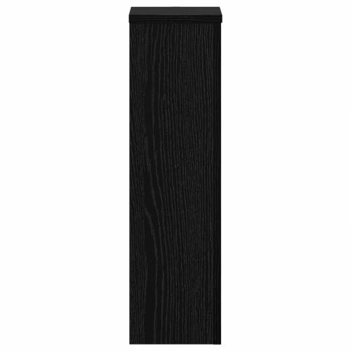 Stalak za biljke 2 kom Crni hrast 17x17x60 cm Konstruirano drvo Cijena