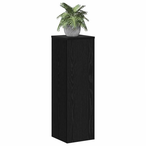 Stalci za biljke 2 kom Crni hrast 25x25x80 cm inženjersko drvo Cijena