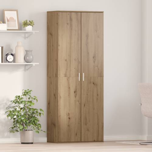 Visoki kabinet od umjetnog hrasta 70x35x180 cm Konstruirano drvo Cijena