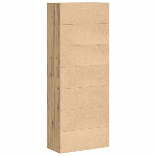 Visoki kabinet od umjetnog hrasta 70x35x180 cm Konstruirano drvo Cijena