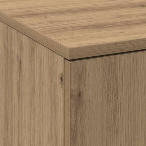 Visoki kabinet od umjetnog hrasta 70x35x180 cm Konstruirano drvo Cijena