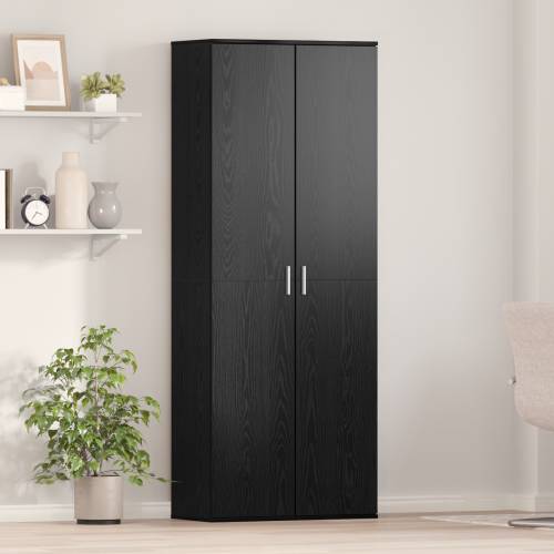 Highboard Crni Hrast 70x35x180 cm Konstruirano drvo Cijena