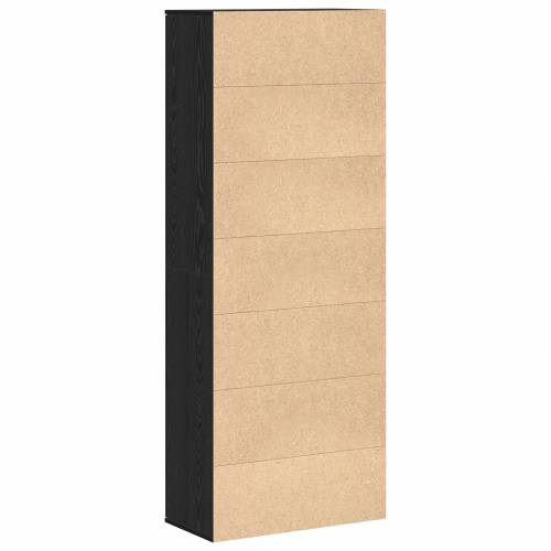 Highboard Crni Hrast 70x35x180 cm Konstruirano drvo Cijena