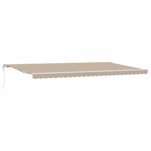 Automatska Uvlačiva Tenda Bež 600x300 cm Cijena