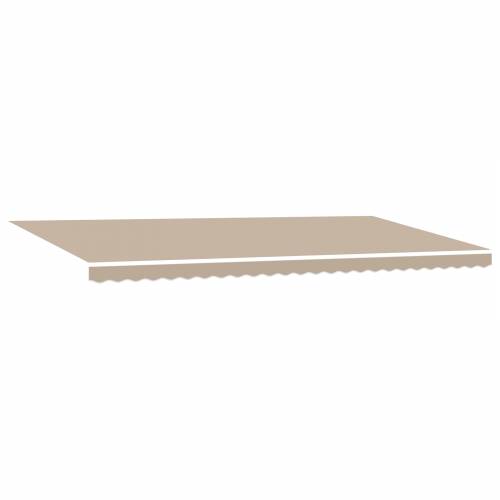 Ručno uvlačiva tenda s LED-om Bež 600x300 cm Cijena