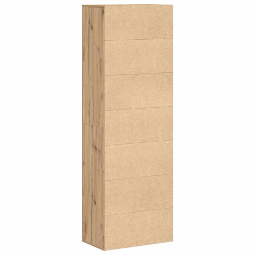 Visoki ormar od umjetničkog hrasta 60x35x180 cm Inženjerska drva Cijena