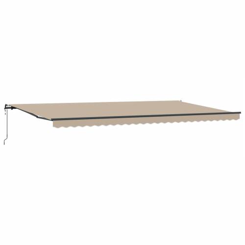automatska uvlačiva tenda bež 600x300 cm Cijena