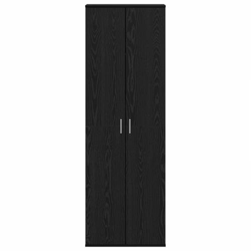 Visoki ormar crni hrast 60x35x180 cm inženjersko drvo Cijena