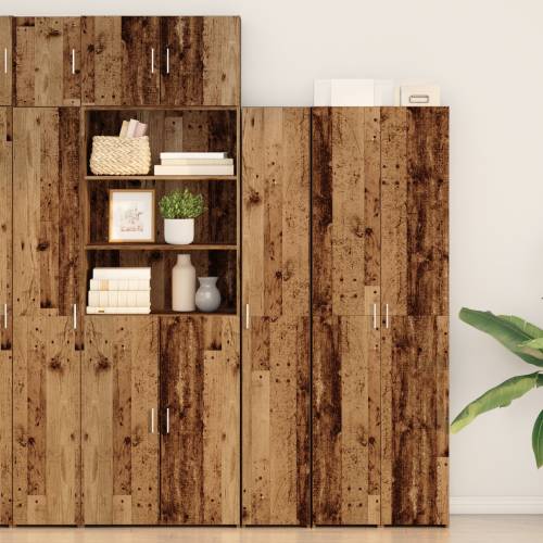 visoki ormar od starog drva 30x42.5x185 cm Izrađeno drvo Cijena
