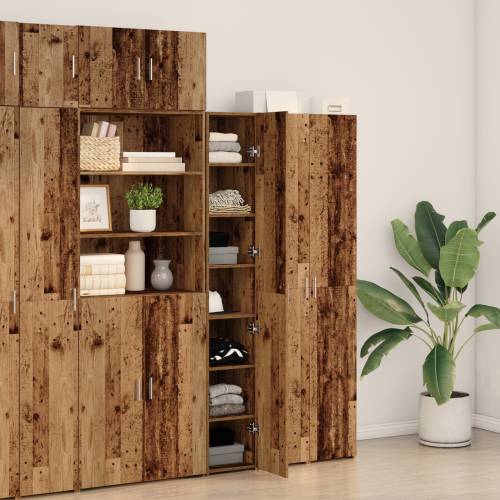 visoki ormar od starog drva 30x42.5x185 cm Izrađeno drvo Cijena