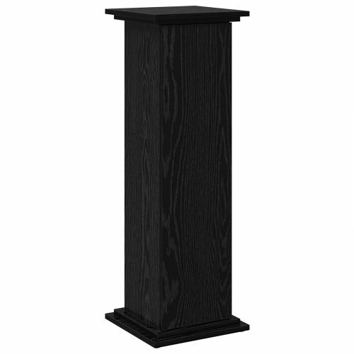 stalak za izlaganje s prostorom za pohranu Crni hrast 31x30x90 cm Drvo Cijena
