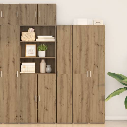 Visoki ormar od artizanske hrastovine 30x42.5x185 cm konstruirano drvo Cijena
