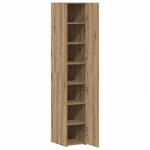 Visoki ormar od artizanske hrastovine 30x42.5x185 cm konstruirano drvo Cijena
