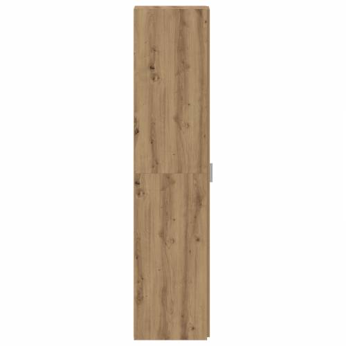 Visoki ormar od artizanske hrastovine 30x42.5x185 cm konstruirano drvo Cijena