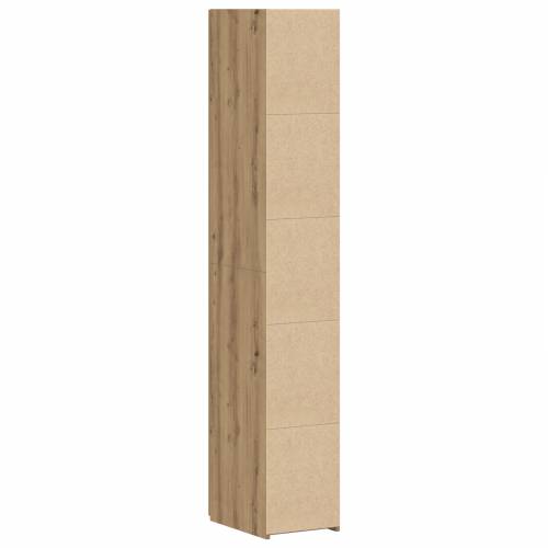 Visoki ormar od artizanske hrastovine 30x42.5x185 cm konstruirano drvo Cijena