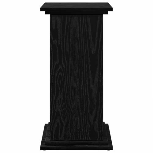 Stalak za Prikaz s Skladištem Crni Hrast 31x30x60 cm Izrađen od Drva Cijena